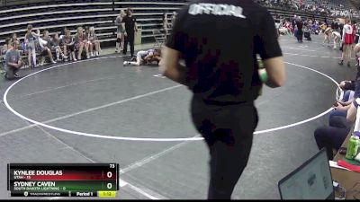 73 lbs Finals (8 Team) - Kynlee Douglas, Utah vs Sydney Caven, South Dakota Lightning