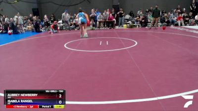 190 lbs Round 3 - Aubrey Newberry, WA vs Isabela Rangel, MT