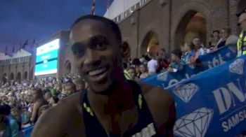 Jeremy Dodson after 200m Stockholm Diamond League - DN Galan 2011