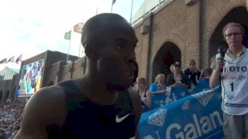 Lashawn Merritt after 400 Stockholm Diamond League - DN Galan 2011