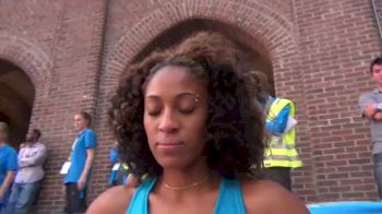 Queen Harrison after 400H Stockholm Diamond League - DN Galan 2011