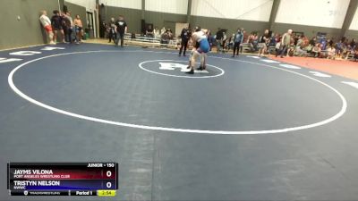 150 lbs Cons. Round 1 - Jayms Vilona, Port Angeles Wrestling Club vs Tristyn Nelson, NWWC