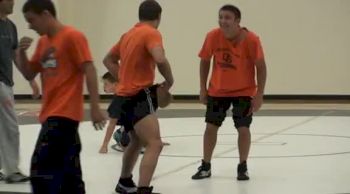 Elder Working On His Stance