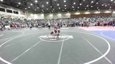 70 lbs Quarterfinal - Landon Caro, Mat Demon WC vs Kayden Bullock, Elko WC