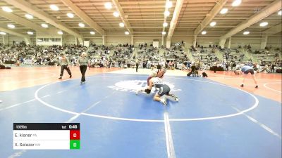 132 lbs Consi Of 64 #1 - Eben Kisner, PA vs Xzavier Salazar, NM