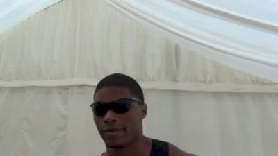 Justin Gaymon after 400H London Diamond League - Aviva London Grand Prix 2011