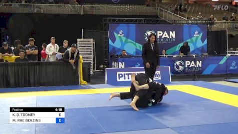 KEIDY Q. TOOMEY vs MARISSA RAE BERZINS 2024 Pan Jiu Jitsu IBJJF Championship