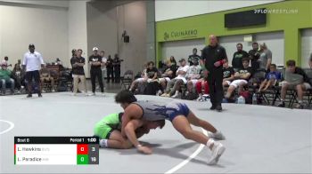 132 lbs Round 2 (6 Team) - Landon Hawkins, Indiana Outlaws vs Logan Paradice, Minion Legends