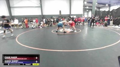 285 lbs Semifinal - Chase Baker, Takedown Express Wrestling Club vs Daron Rainey, Punisher Wrestling Company