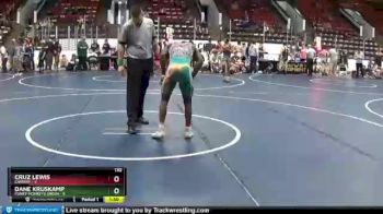 130 lbs Round 2 (6 Team) - Dane Kruskamp, Funky Monkeys Green vs Cruz Lewis, CANWAY