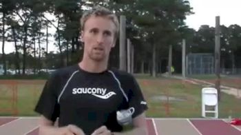 Jeff See after big 3:55 PR at the 2011 Falmouth Mile