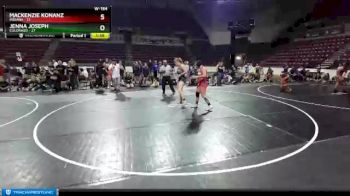 W-164 lbs Semis & 3rd Wb (16 Team) - MacKenzie Konanz, Indiana vs Jenna Joseph, Colorado