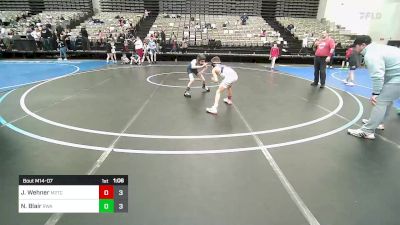 69 lbs Rr Rnd 7 - Jake Wehner, M2TC Blue vs Noah Blair, Roundtree Wrestling Academy Black