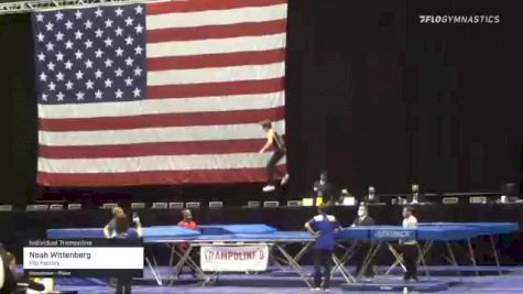 Noah Wittenberg - Individual Trampoline, Flip Factory - 2021 USA Gymnastics Championships