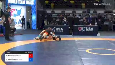 125 kg Final - Wyatt Hendrickson, Air Force Regional Training Center vs Joshua Heindselman, Oklahoma Regional Training Center