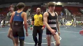 130 lbs Semis & 1st Wrestleback (8 Team) - Brennan Wilson, Impact Wrestling Black vs Gauge Vincke, Bad Bass