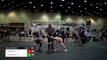 70 lbs Round 2 (6 Team) - Xaver Dennewitz, Contenders WA Blue vs Silas Bennett, SAW