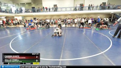 106 lbs Champ. Round 1 - Camden Kuntz, Southern Idaho Training Center vs Dallas Zobell, Champions Wrestling Club