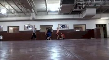 Michael Lightner working with a group