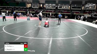 157 lbs Consi Of 8 #1 - Odin Phillips, Baylor School vs Logan Pausch, Norfolk Academy