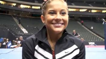 Shawn Johnson after 2011 Visa Championships