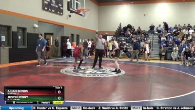 121 lbs Round 1 - Aidan Bonds, Huntsville vs Justin Perry, Scottsboro