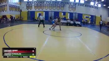 106 lbs Round 3 (8 Team) - Zachary Berry, Palm Harbor vs Andrew Punzalan, Cypress Bay