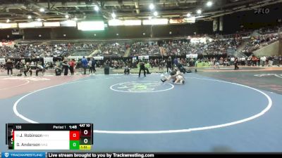 106 lbs Quarterfinal - Jeratt Robinson, Minico vs Gage Anderson, Wasatch Utah