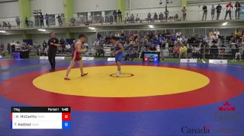 71kg 3rd Place Match - Hunter McCarthy, Prince George WC vs Tryton Haddad, Capilano WC