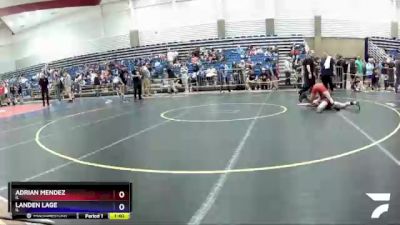 102 lbs Cons. Round 2 - Adrian Mendez, IL vs Landen Lage, IL