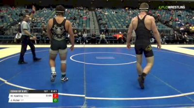 184 lbs Consi of 8 #1 - Wyatt Koelling, Missouri vs Jack Huber, UN-Cal Poly