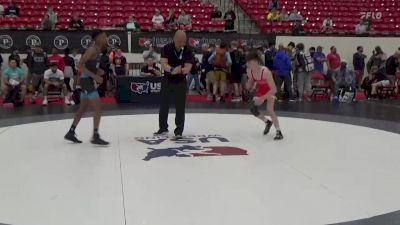 45 kg Cons 8 #2 - Cooper Merli, New York vs Caleb Noble, Toss Em Up Wrestling Academy