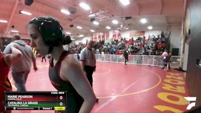 121 lbs 7th Place Match - Carmen Rosales, Tustin vs Richelle Shriver, Artesia