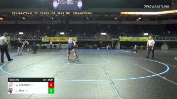 235 lbs Semifinal - Zeke Alleman, Dixie State vs Jeffrey Allen, Liberty