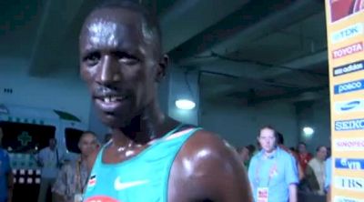 Ezekiel Kemboi defending champ qualifying to steeple final at Daegu 2011 World Championships