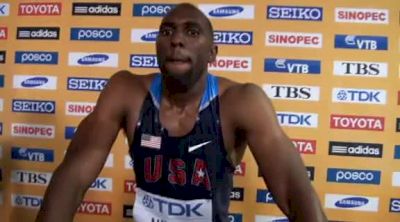 Greg Nixon after 400 semis at Daegu 2011 World Championships