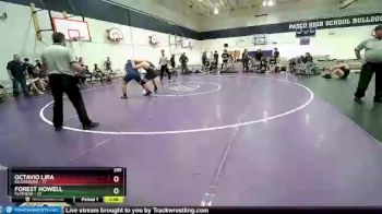 285 lbs Placement Matches (32 Team) - Octavio Lira, Ellensburg vs Forest Howell, Flathead