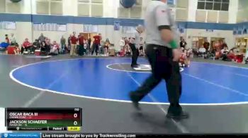 110 lbs Placement (4 Team) - Jackson Schaefer, Mater Dei vs Oscar Baca III, Crown Point