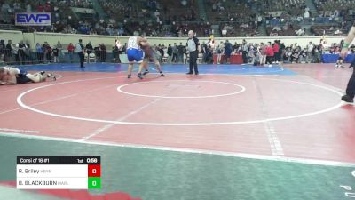 Consi Of 16 #1 - Raiden Briley, Hennessey Takedown Club vs BRADY BLACKBURN, MARLOW OUTLAWS JH