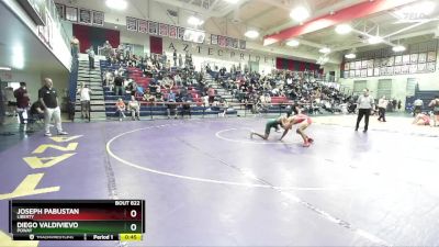 132 lbs Cons. Semi - Joseph Pabustan, Liberty vs Diego Valdivievo, Poway