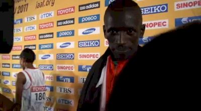 Ezekiel Kemboi World Steeplechase Champion at Daegu 2011 World Track Championships