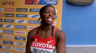 Perdita Felicien coming off injury and into 100 hurdle semis at Daegu 2011 World Track Championships