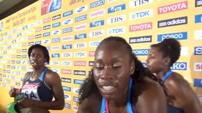 Team USA Women's 4x4 rolls in relay final Daegu 2011 World Championships