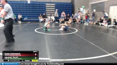 75 lbs Round 2 - Mearah Tilley, Sublime Wrestling Acadamy vs Saige Edmunson, Middleton Wrestling Club