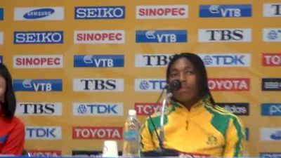 Caster Semenya compares 2009 gold medal and 2011 silver medal after Daegu 2011