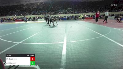 80 lbs Round Of 16 - Max Burd, Weatherford vs Jacobi Ellis, Lawton, MacArthur Ok