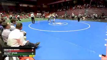 220 lbs D1 - Quarter-finals (fri 5:30 P.m.) - Demetrius Bissen, Nicolet vs Beckett Spilde, Stoughton
