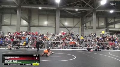 85 lbs Semifinal - Keyen Koochel, Abilene vs Sawyer Blue, SlyFox Wrestling Academy