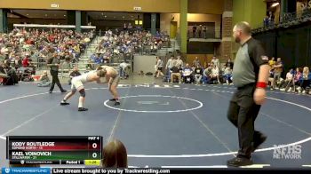 150 lbs Finals (8 Team) - Kody Routledge, Edmond North vs Kael Voinovich, Stillwater