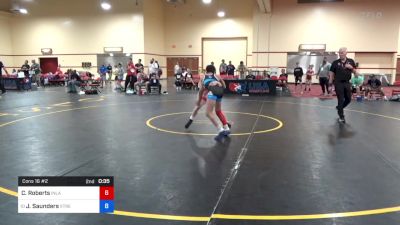 41 kg Cons 16 #2 - Colton Roberts, Inland Northwest Wrestling Training Center vs Jacob Saunders, Xtreme Training